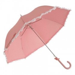 Romantický deštník s puntíky