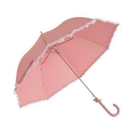 Romantický deštník s puntíky