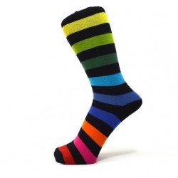 Ponožky  barevný proužek 3páry