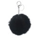 Soft Rabbit Fur Ball Pom Pom Keychain