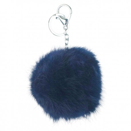 Soft Rabbit Fur Ball Pom Pom Keychain