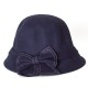 CLOCHE HAT WITH A BEAUTIFUL BOW