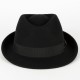 ELEGANT 100% WOOL TRILBY HAT WATERPROOF & CRUSHABLE HANDMADE IN ITALY