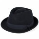 ELEGANT 100% WOOL TRILBY HAT WATERPROOF & CRUSHABLE HANDMADE IN ITALY