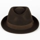 ELEGANT 100% WOOL TRILBY HAT WATERPROOF & CRUSHABLE HANDMADE IN ITALY