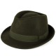 ELEGANT 100% WOOL TRILBY HAT WATERPROOF & CRUSHABLE HANDMADE IN ITALY