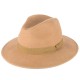 100% WOOL FEDORA HAT WITH GROSGRAIN BAND HANDMADE IN ITALY