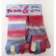Duhové prstové ponožky + rukavice