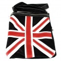 BLACK UNION JACK DESIGN SMALL SHOULDER BAG