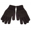 Knitted Gloves with Grip (Black)