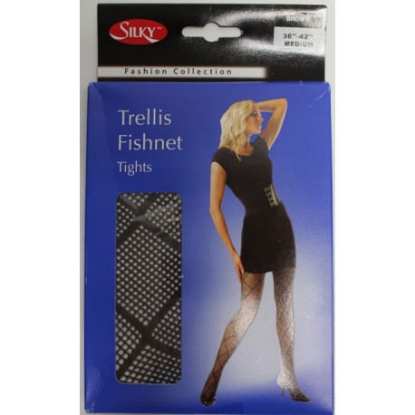 Trellis Fishnet Tights