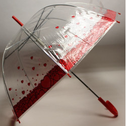 Průhledný deštník 
