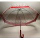 Průhledný deštník 